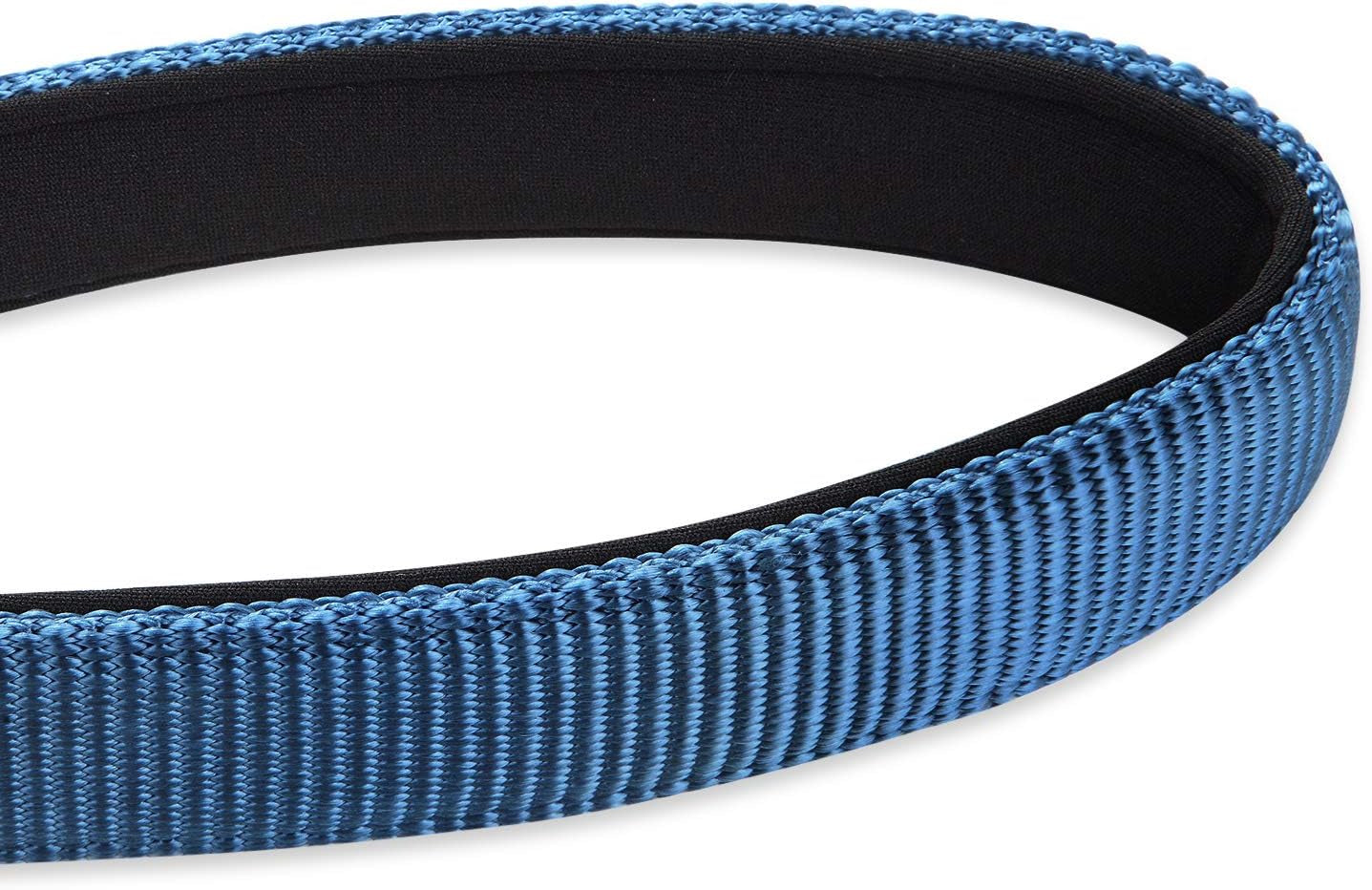 Pets 24” Heavy Duty Nylon Short Leash with Comfortable Handle and Lightweight Aviation Aluminium Clip Lead- for Large Medium Dogs Daily Walking&Training. (Classic Blue)