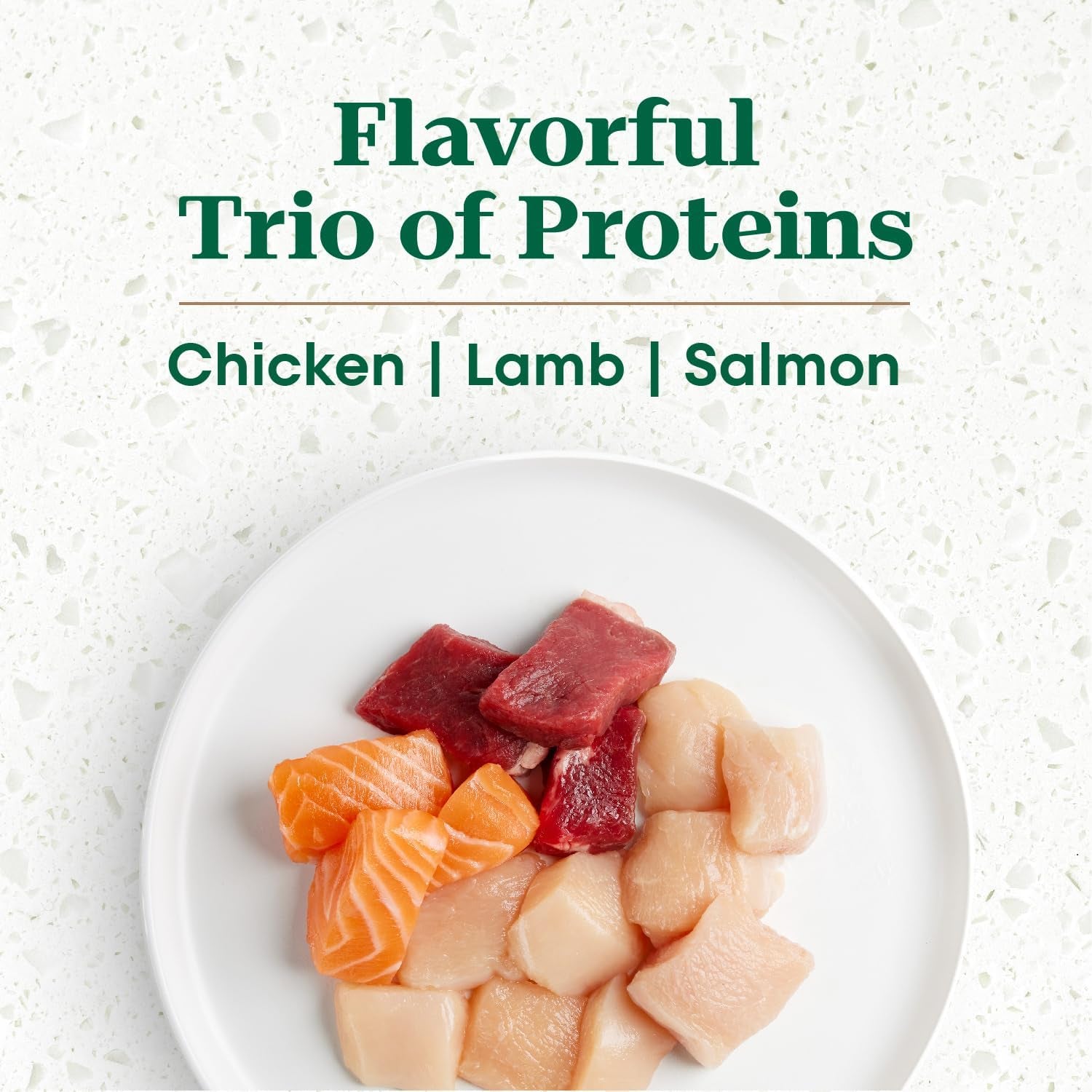 ULTRA Adult High Protein Natural Dry Dog Food with a Trio of Proteins from Chicken, Lamb and Salmon, 30 Lb. Bag
